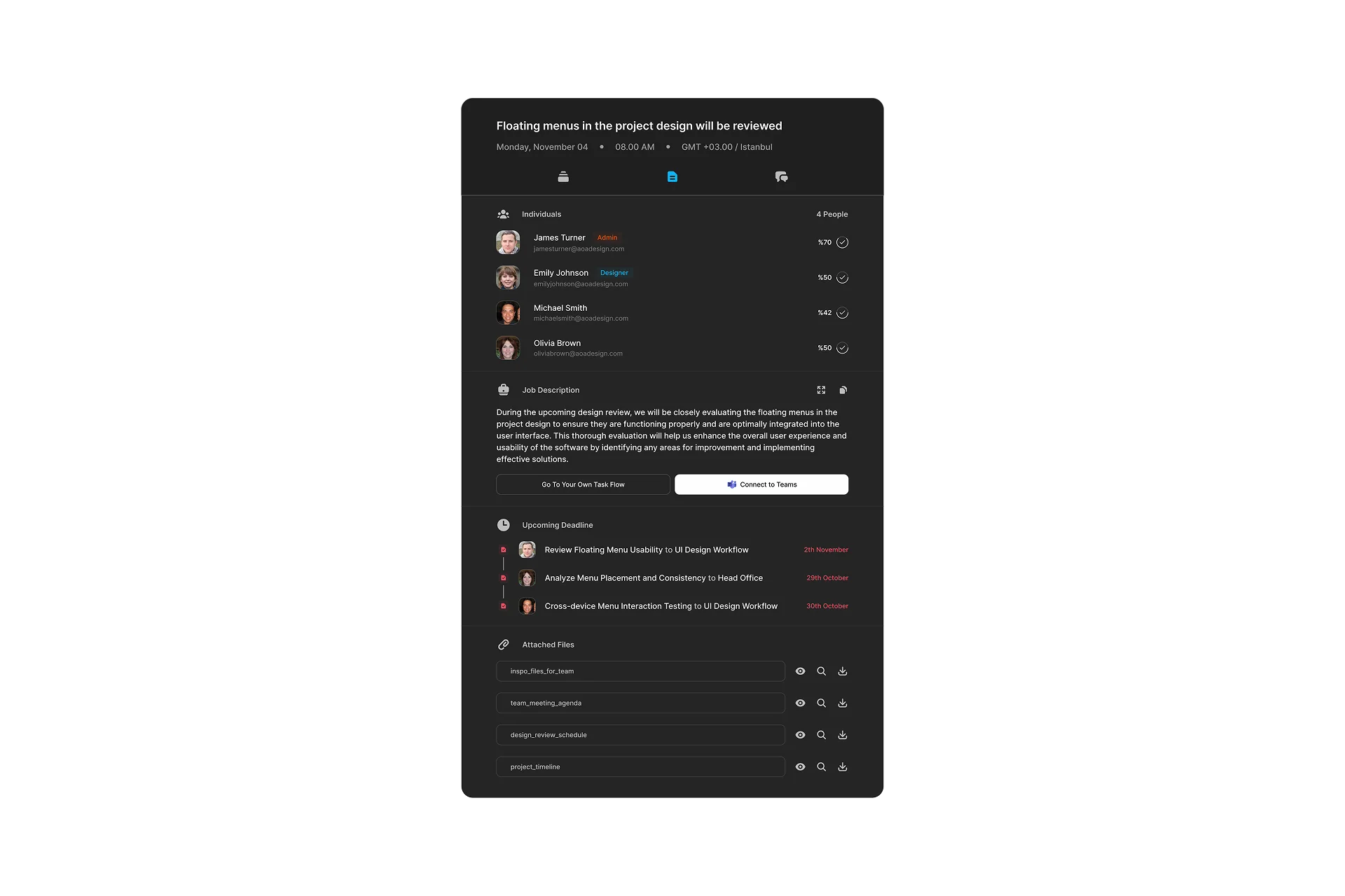 COMPONENT 1 Job Platform Web App UI Design Preview 1
